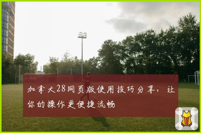 加拿大28网页版使用技巧分享，让你的操作更便捷流畅